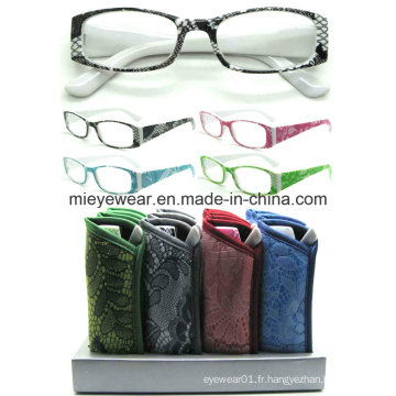 Lunettes de lecture en plastique pour dames (MRP21659)